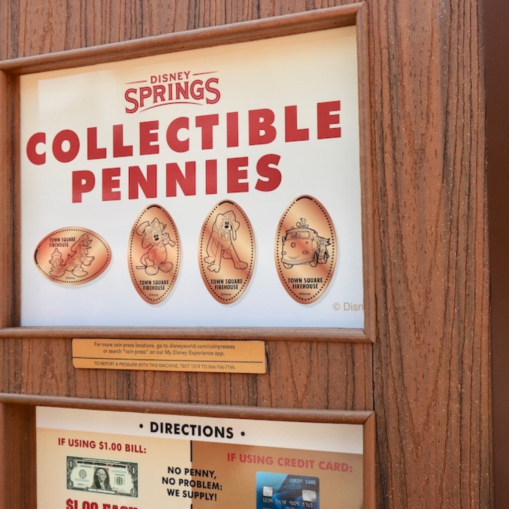 Penny Press Machine from Disney Springs. 