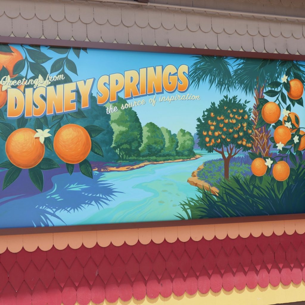 Greetings from Disney Springs Wall Mural 