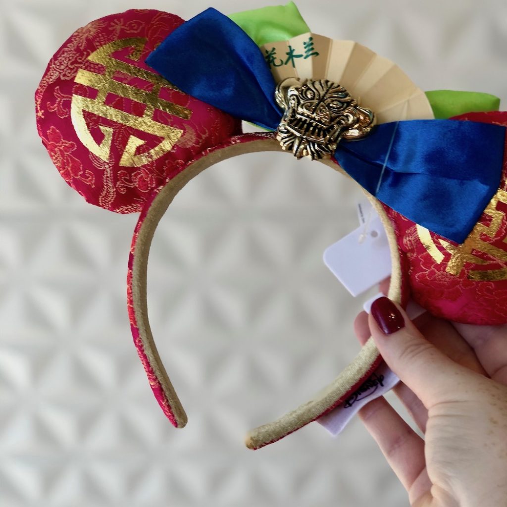 The Mulan-inspired Minnie Ears are incredibly detailed!