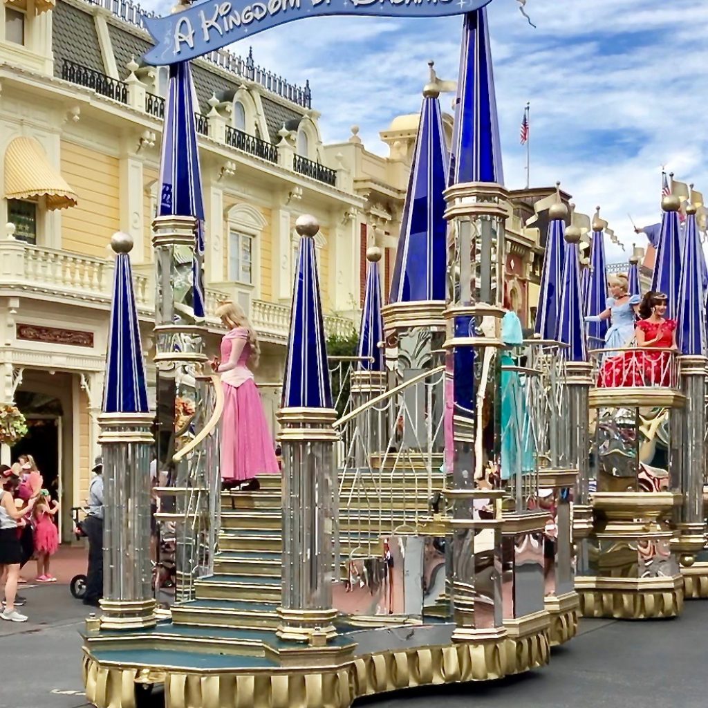 Princess Cavalcade in Magic Kingdom. 