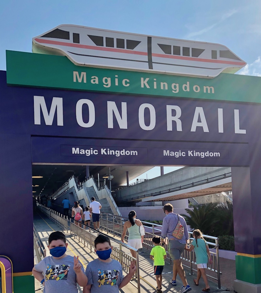 Monorail Station at Walt Disney World 