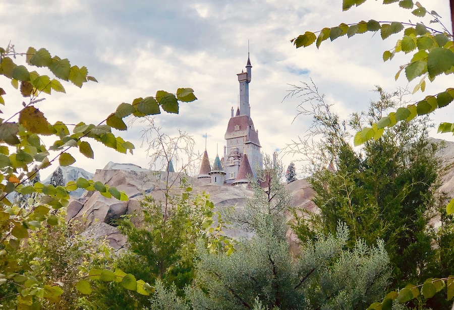 Beast's Castle View from New Fantasyland