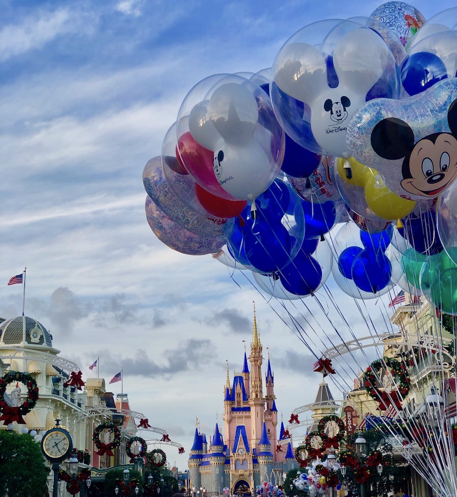 Main Street USA is decorated for the Holidays!