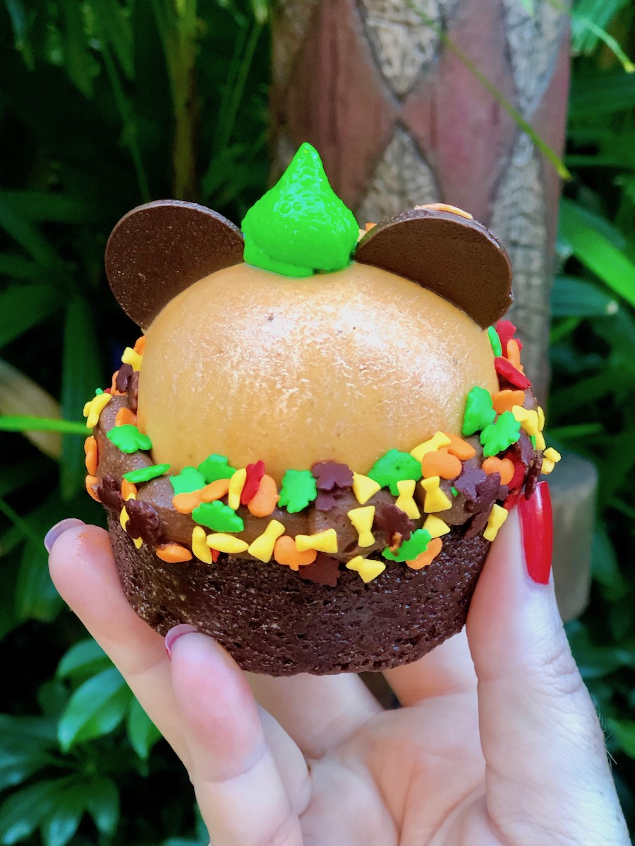 Pumpkin Cheesecake Mikey Dome from Creature Comforts in Animal Kingdom!