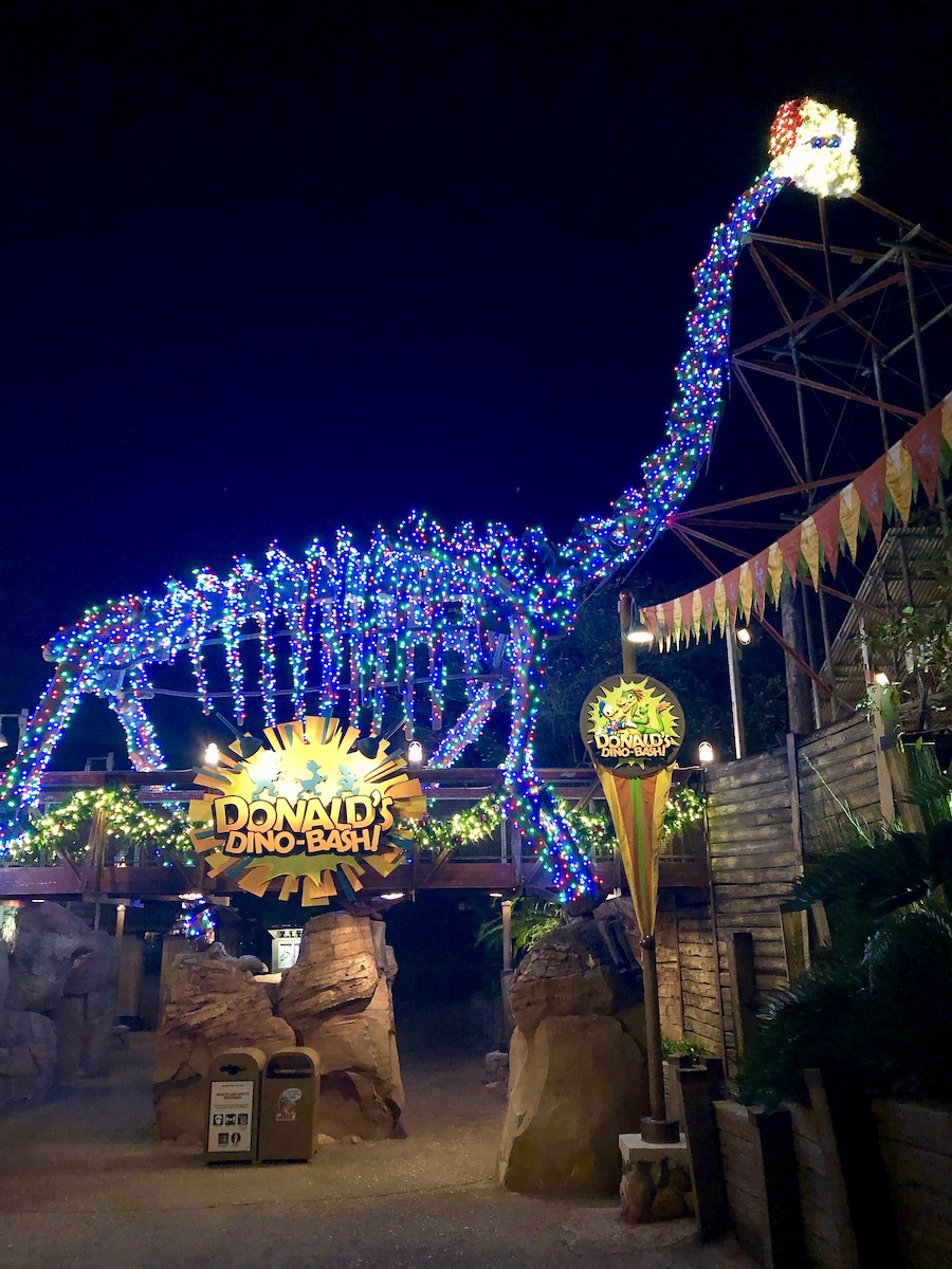DinoLand, U.S.A. is all decked out for Christmas! 