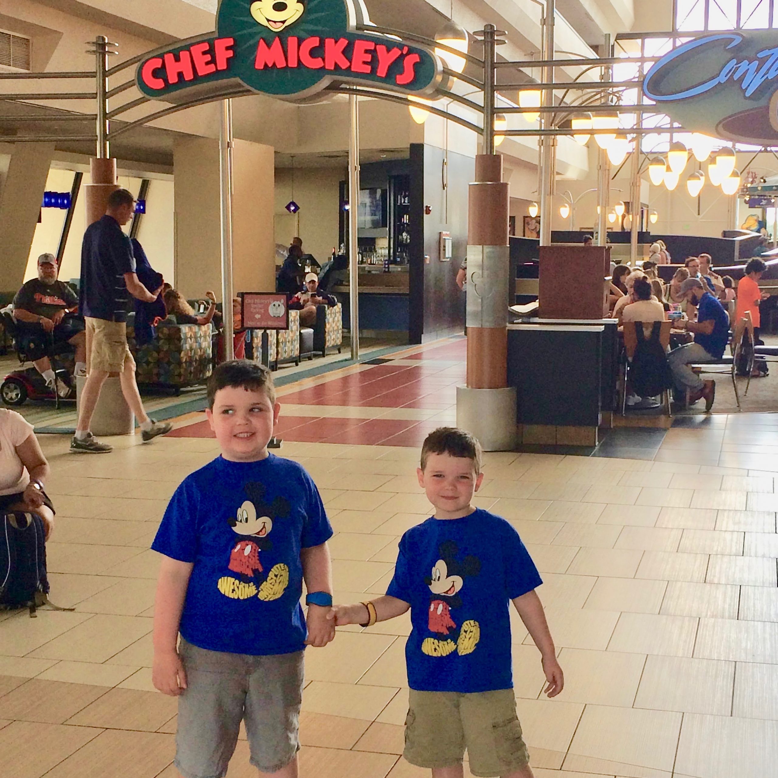Entry to Chef Mickey's at the Contemporary Resort. 