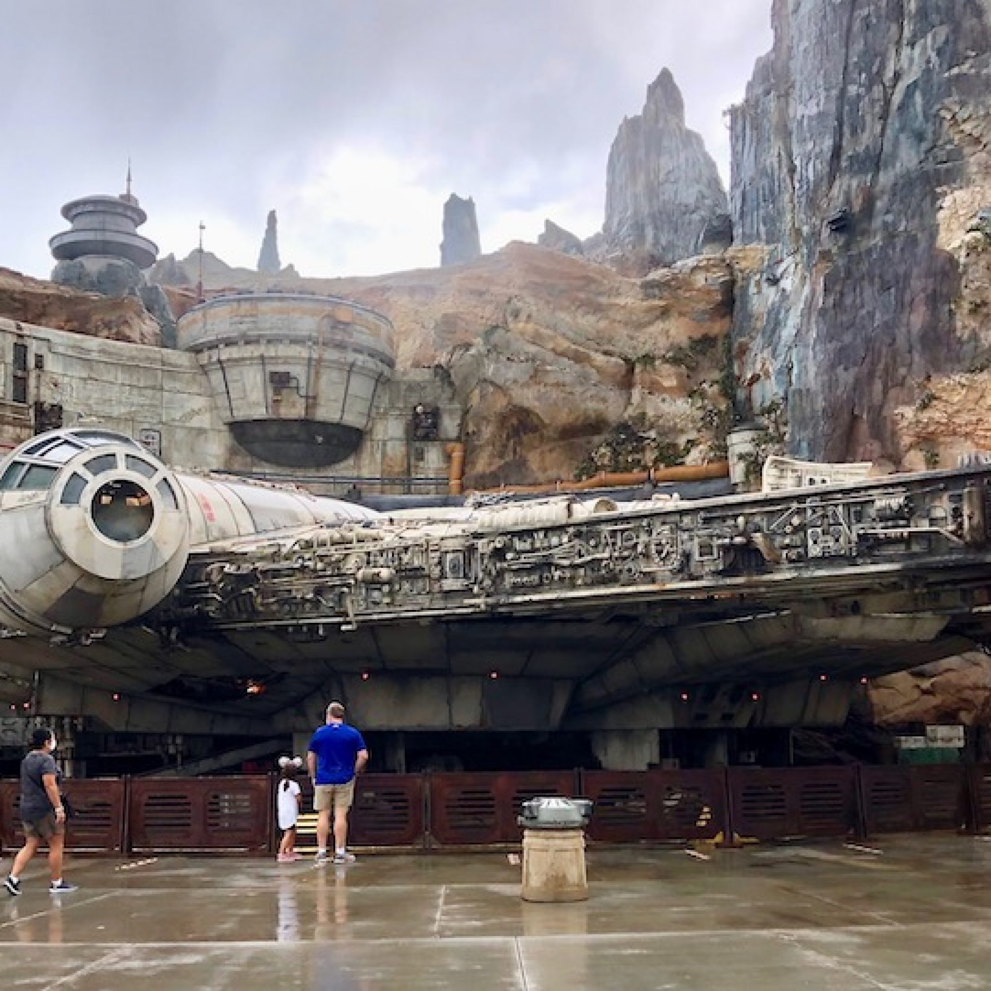 Millennium Falcon after a random rain shower. 