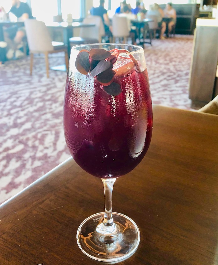 Sangria Speziata from Topolino's Terrace.