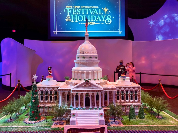 The Gingerbread Capital City found in the World Showplace Building. Can you spy the hidden Mickey's?