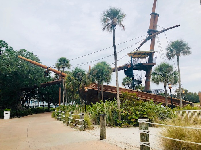 Pirate Ship Pool at the Beach and Yacht Club Resorts