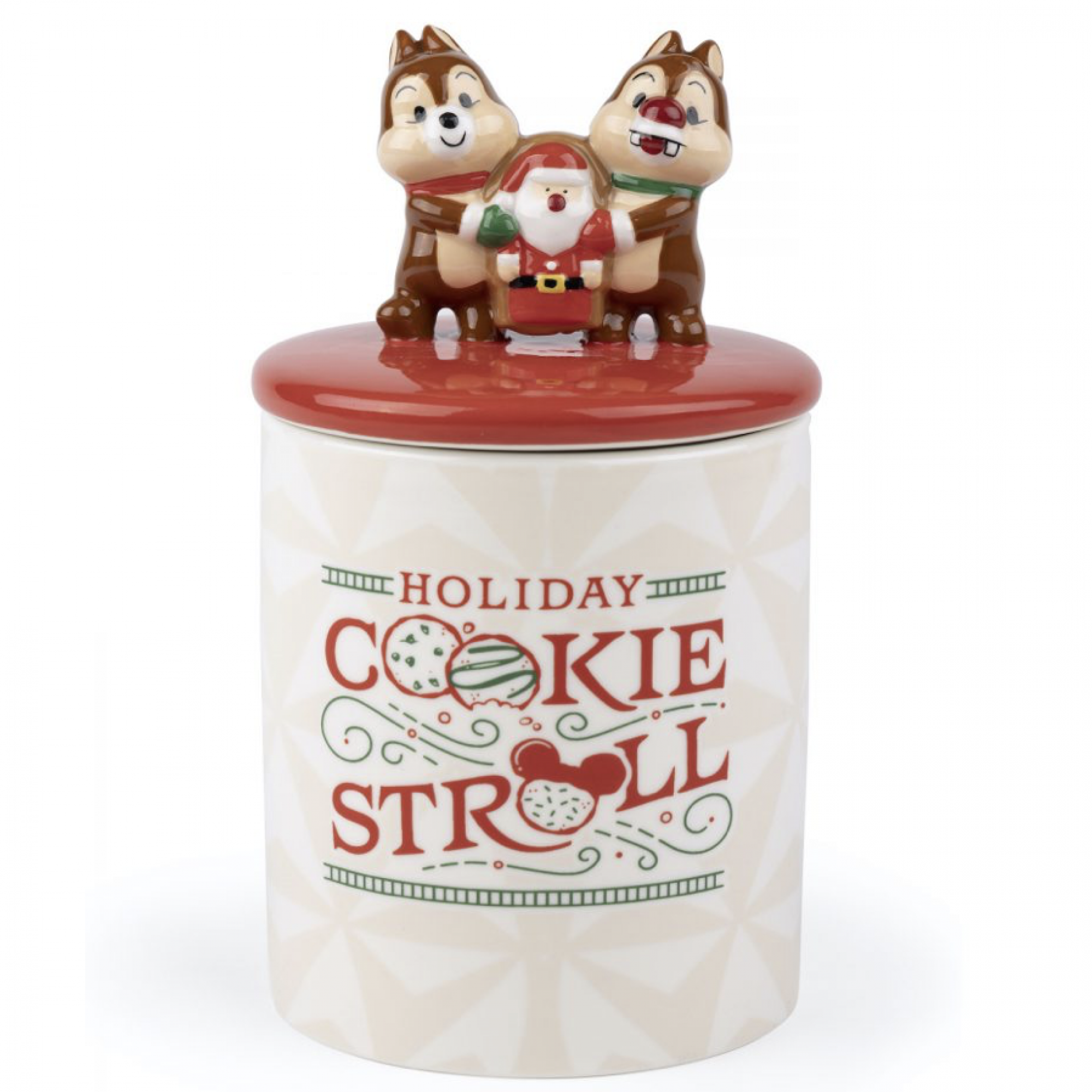 Holiday Cookie Stroll canister available at the holiday merchandise shops during the festival of the holidays.