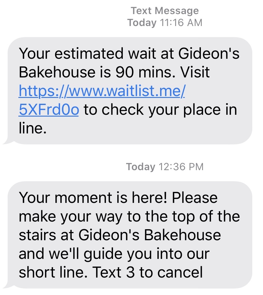 Gideon's Bakehouse in Disney Springs