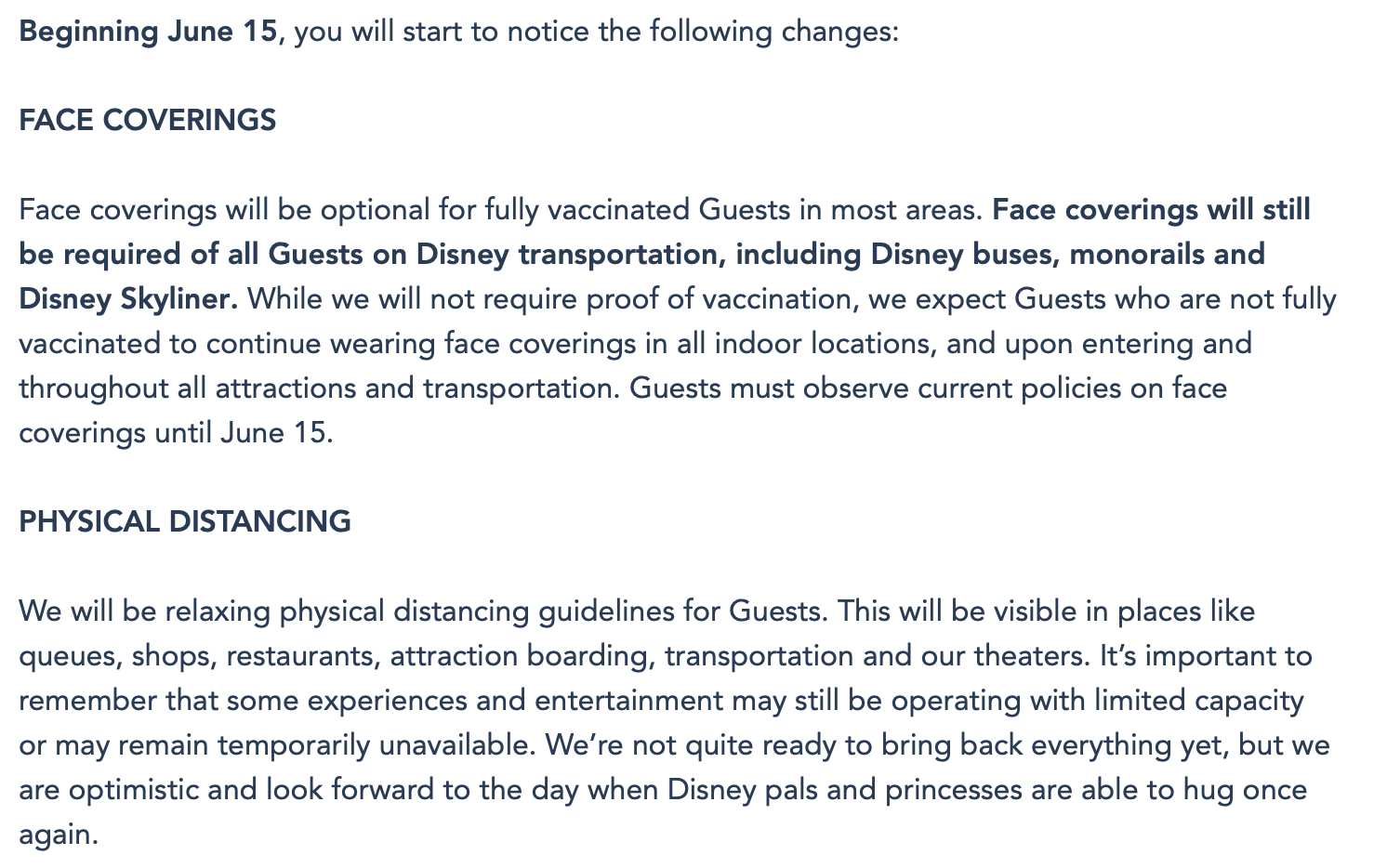 Disney Mask Policy